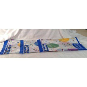 Lot of 3 NIP Balloons & Streamers Plastic Tablecover 54 x 108" Happy Birthday